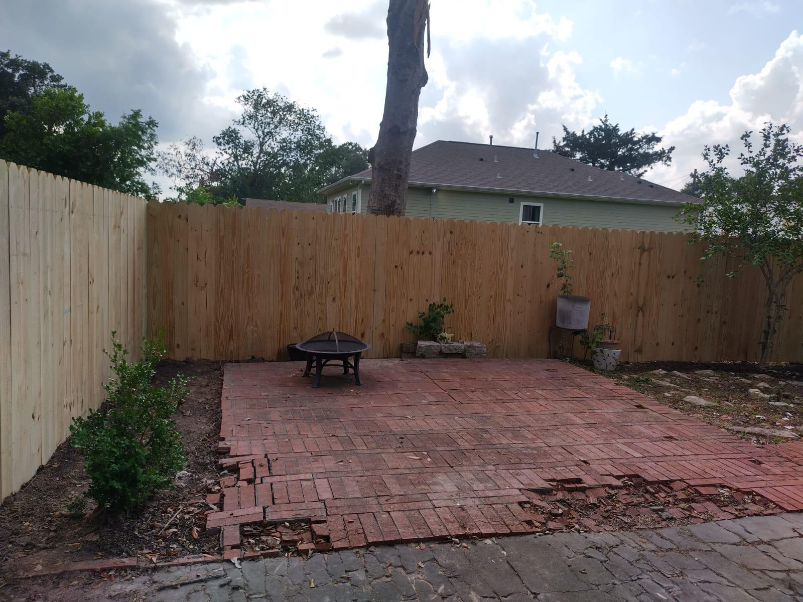 Fence Staining & Sealing — Galveston project 3