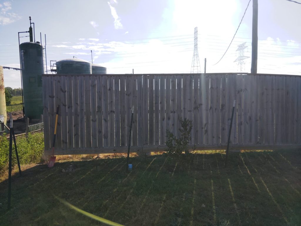 Wooden Fence in Galveston Texas