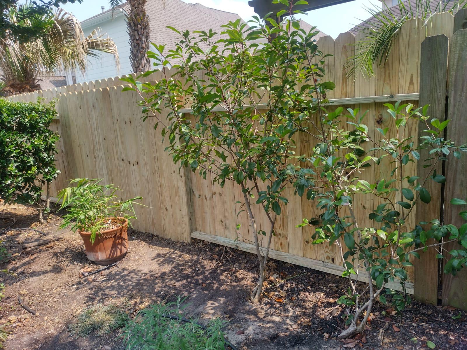 Ranch Rail & Split Rail Fencing — Galveston project 1