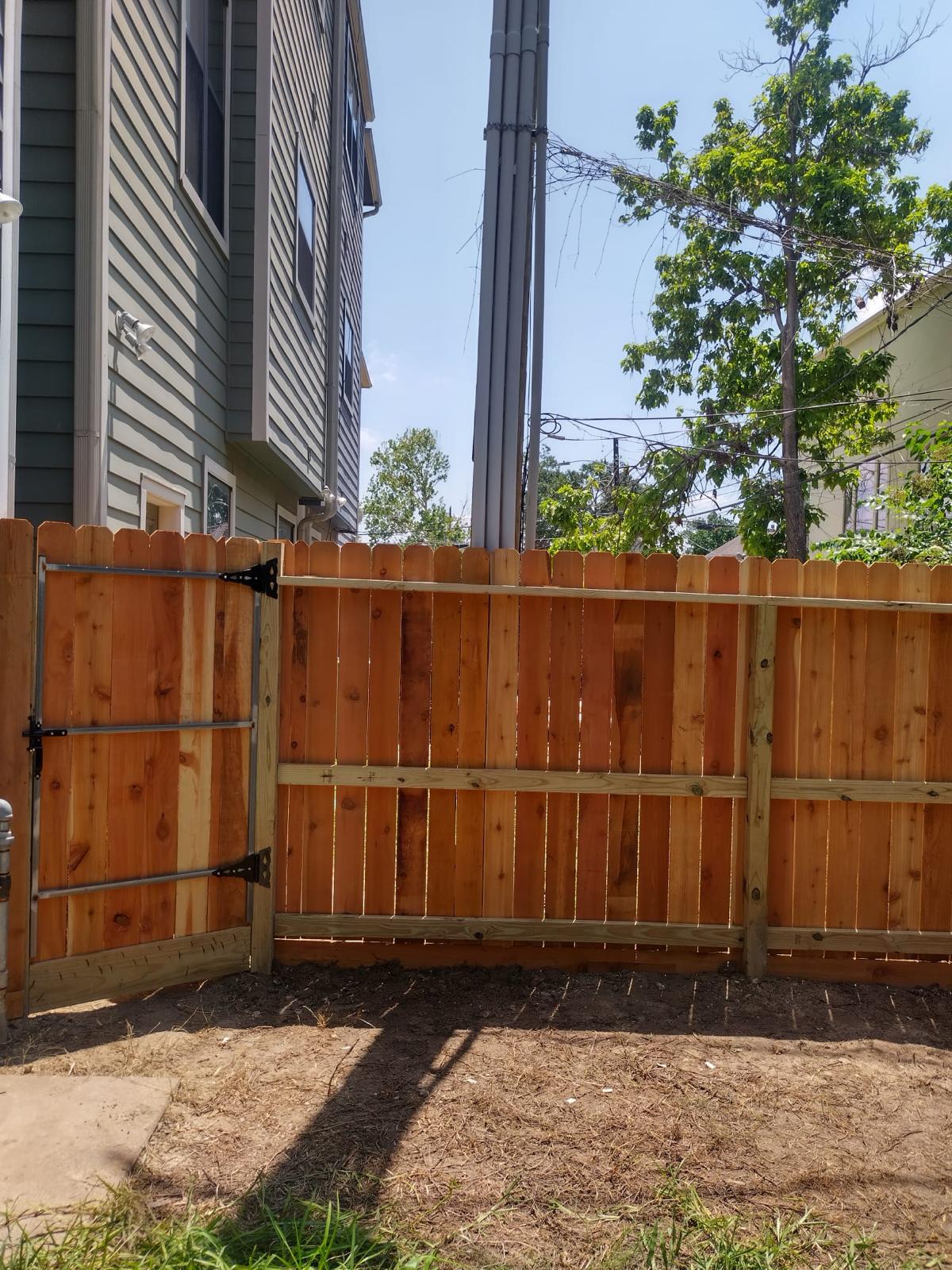Flat Top Iron Fence — Galveston project 2