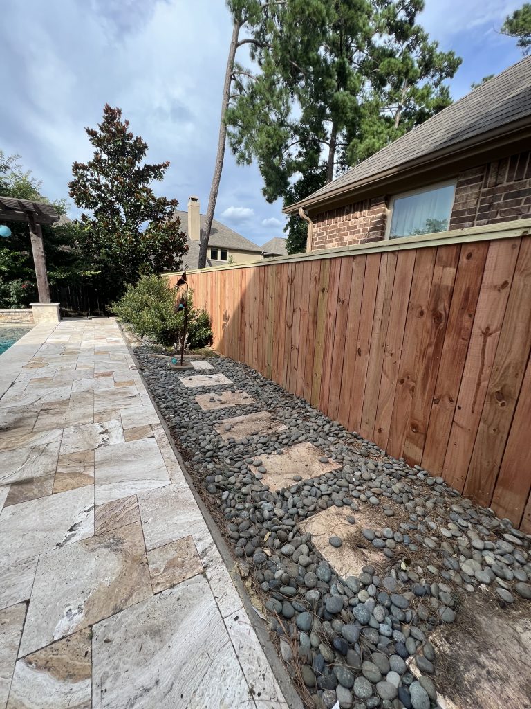 A Rewarding Wooden Fence Project in Pearland Texas