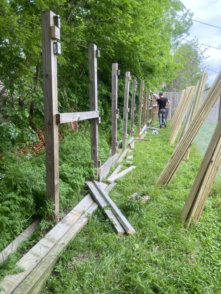 Wooden Fence Project in Galveston