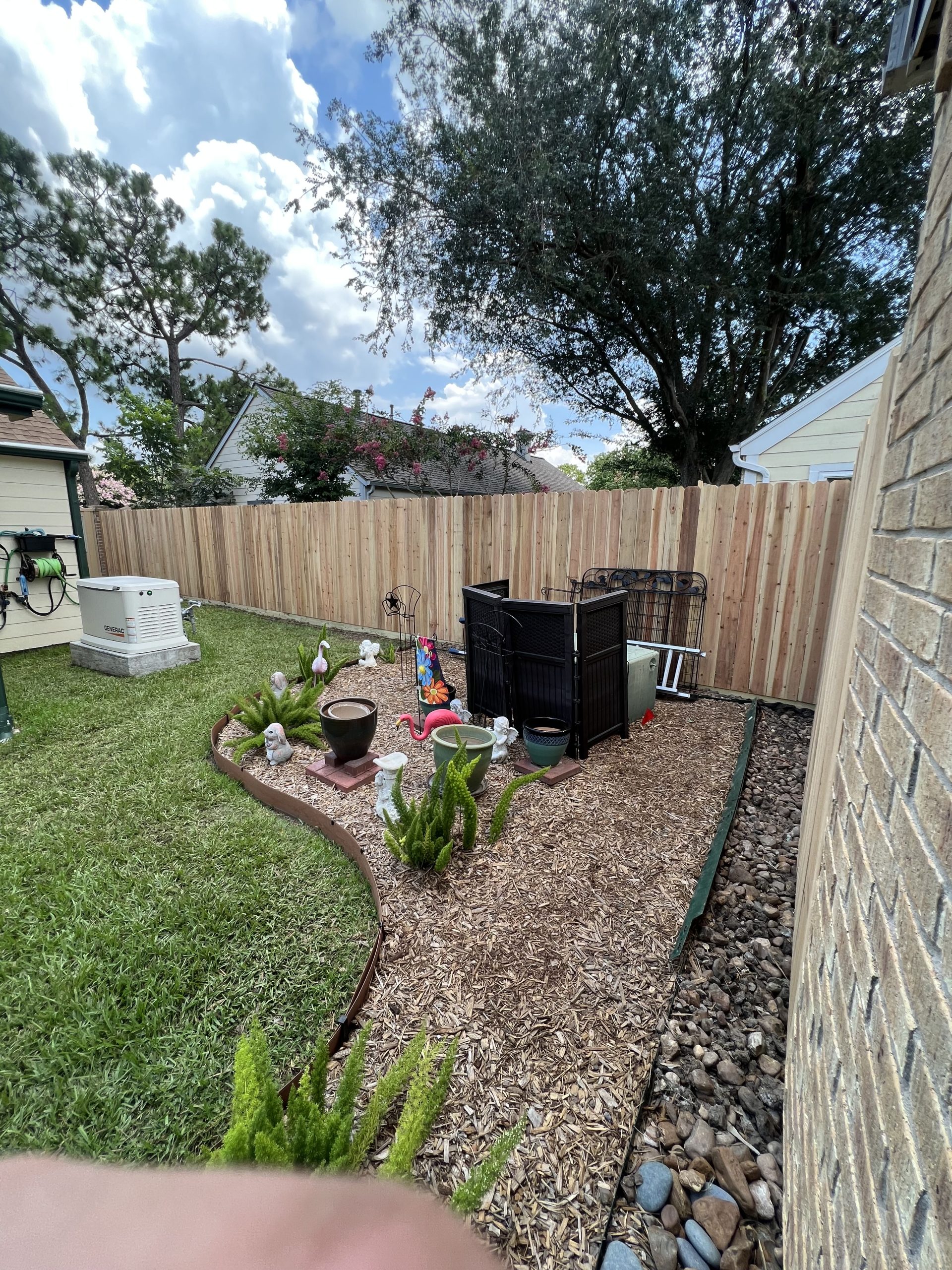 San Jacinto fence & gate — Galveston project 3