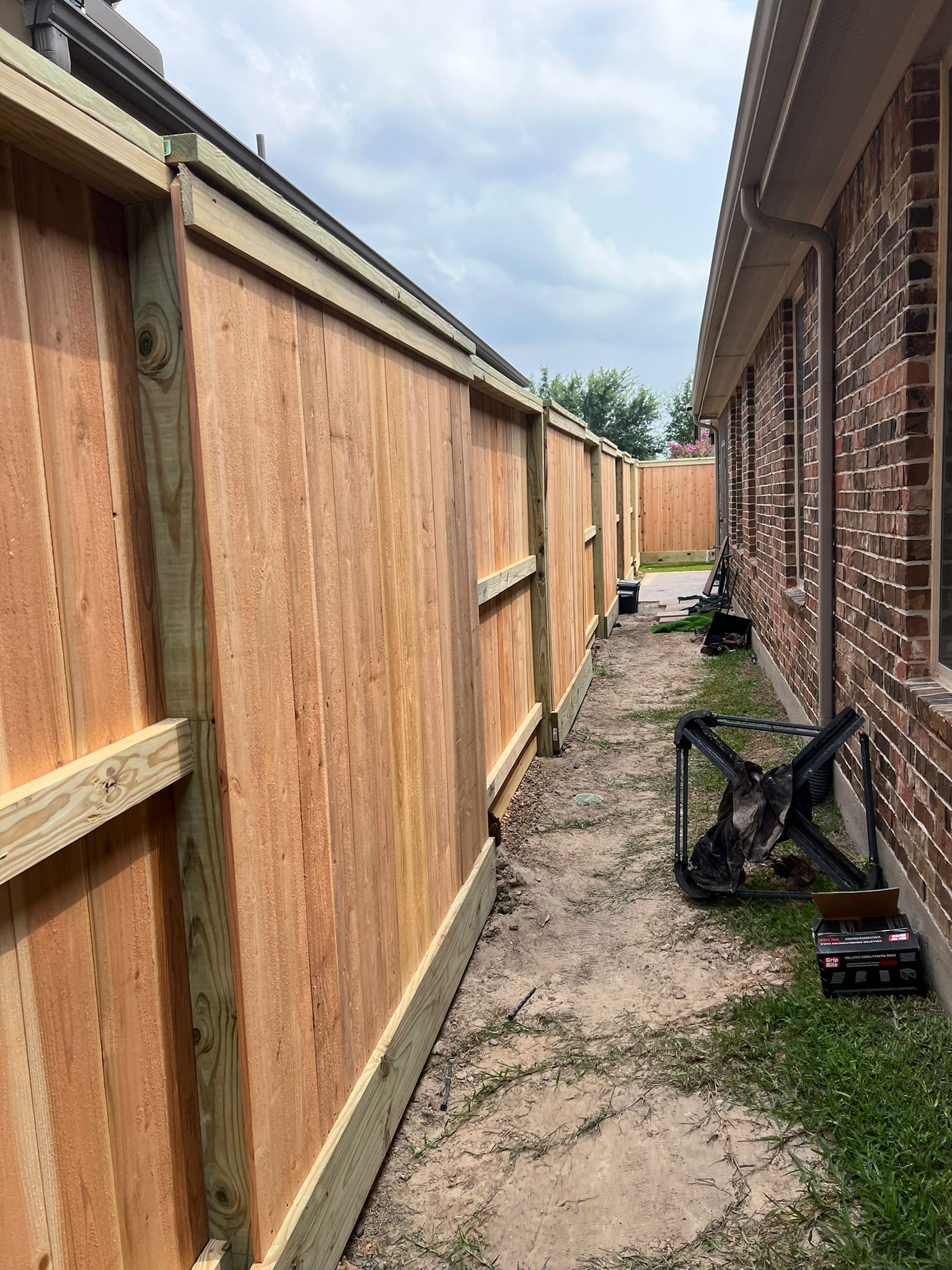 Galveston Island fence and gate — Galveston-area project 1