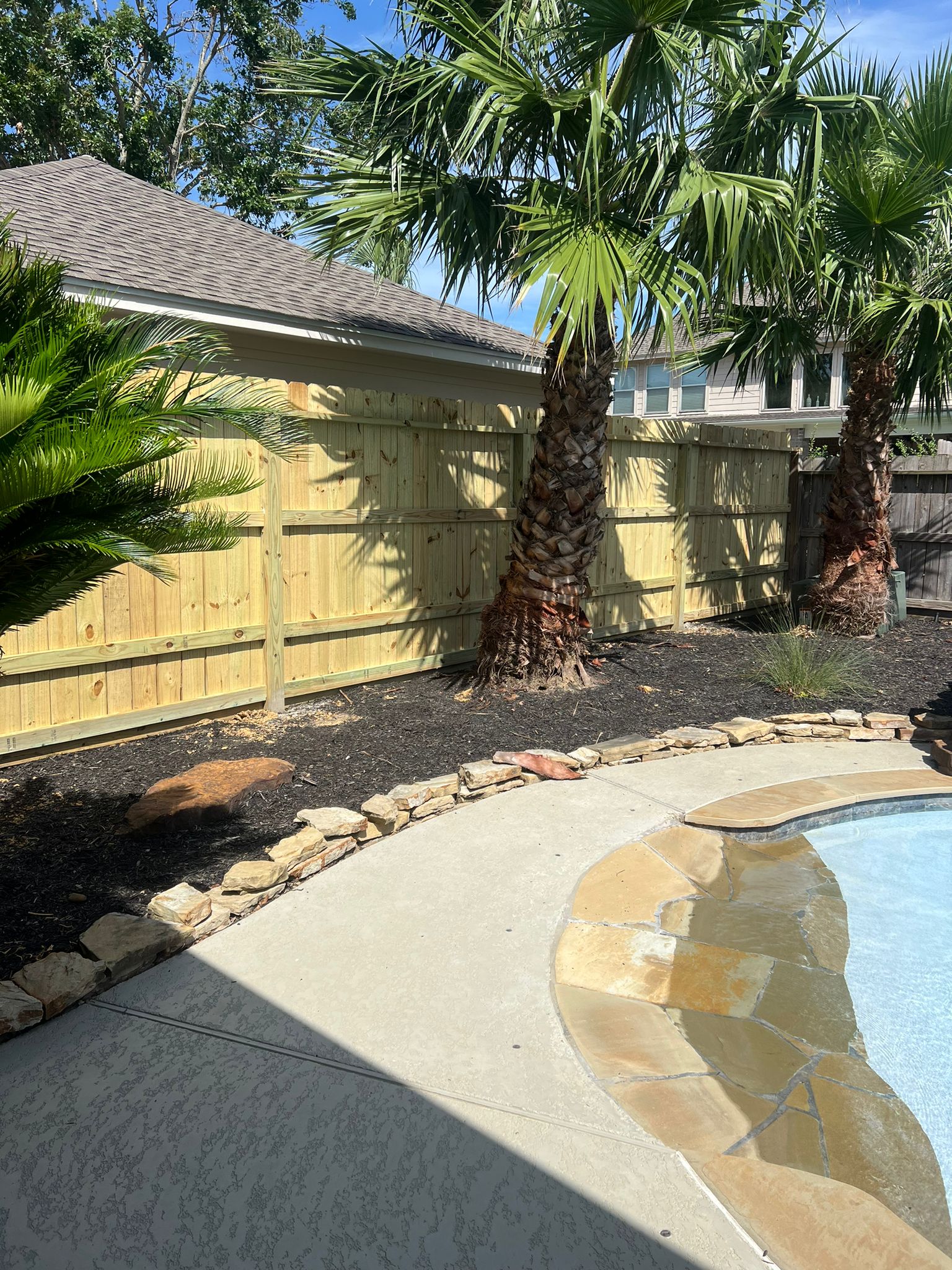 Fish Village, Galveston, TX fence & gate installation by Mustang Fencing Services, Galveston TX