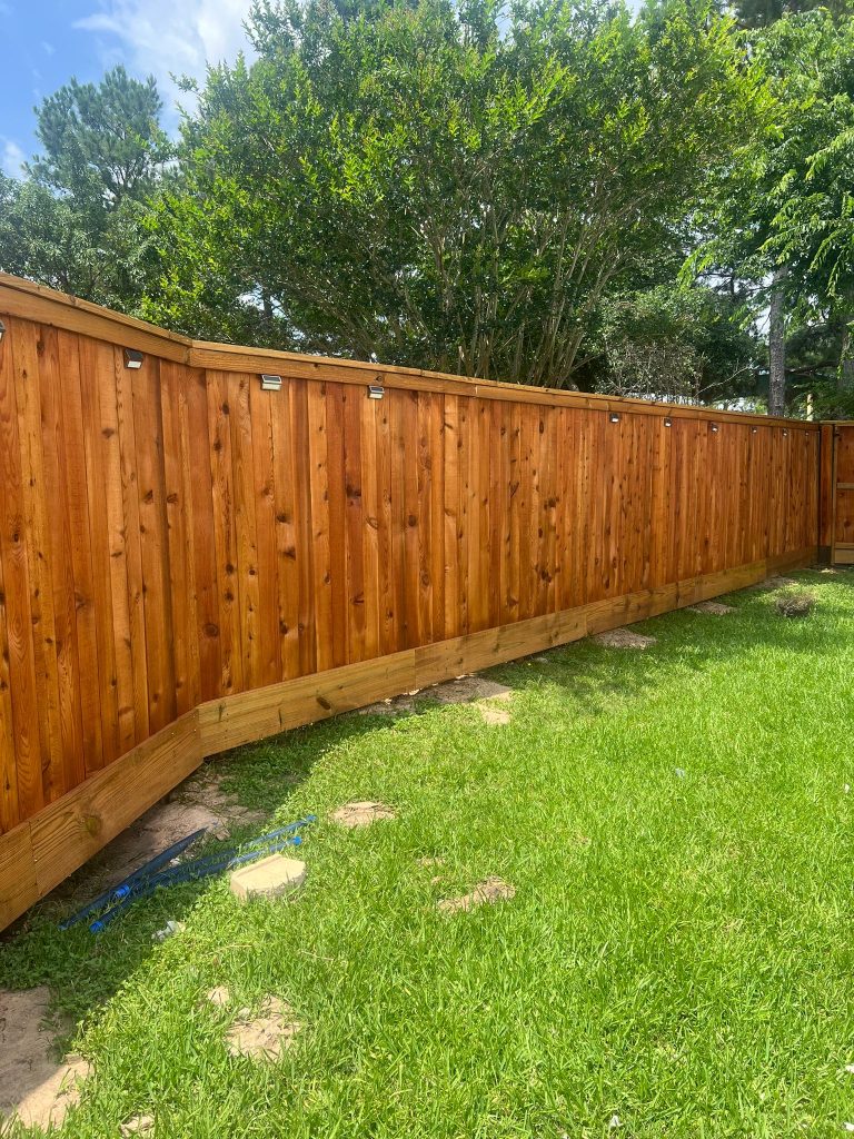 Transforming Sam Daniel’s Property with Wooden Fence