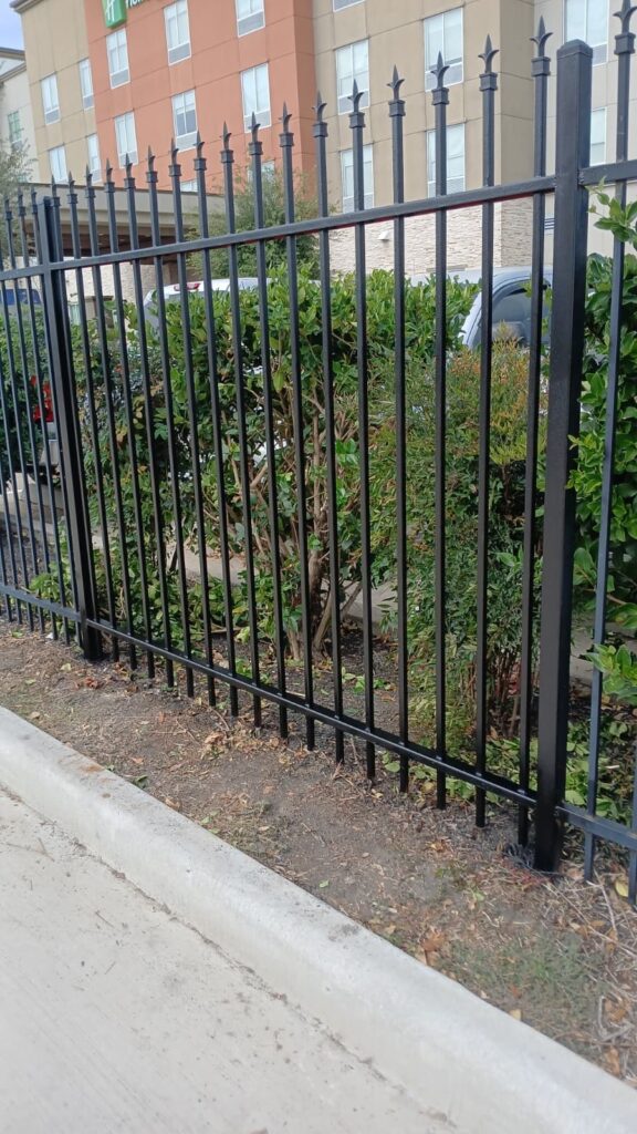 Fence inspection after a coastal storm