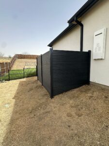 Weather-resistant privacy fence suited for coastal salt air