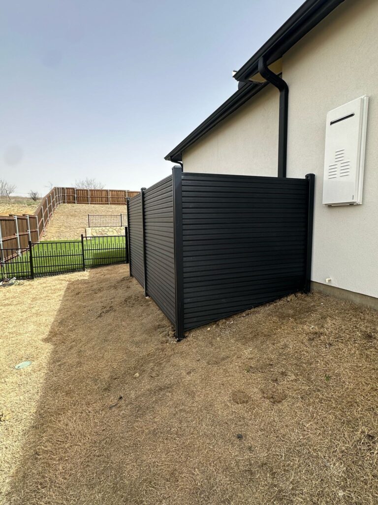 Weather-resistant privacy fence suited for coastal salt air