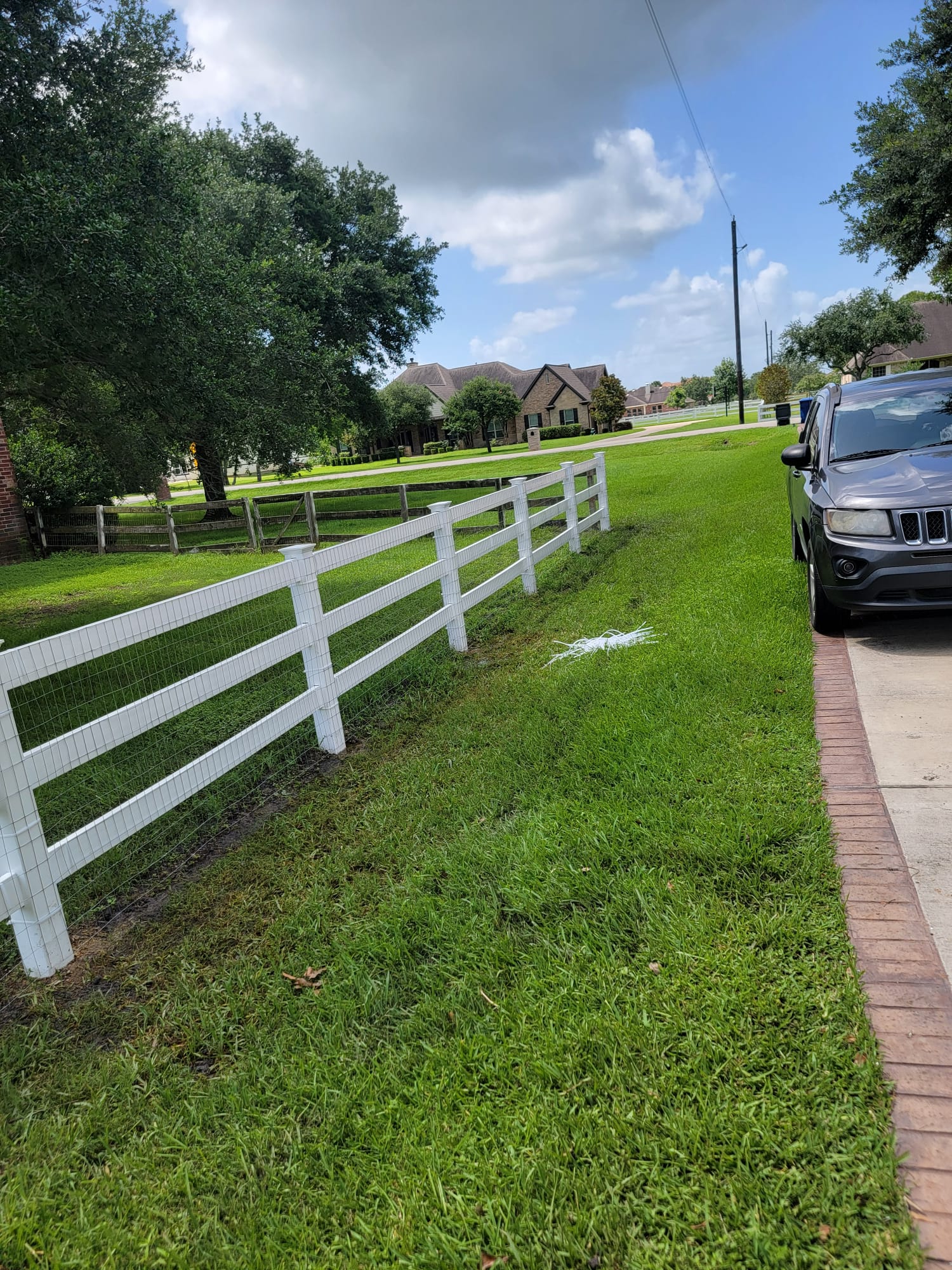 Fence and gate detail, Algoa, TX