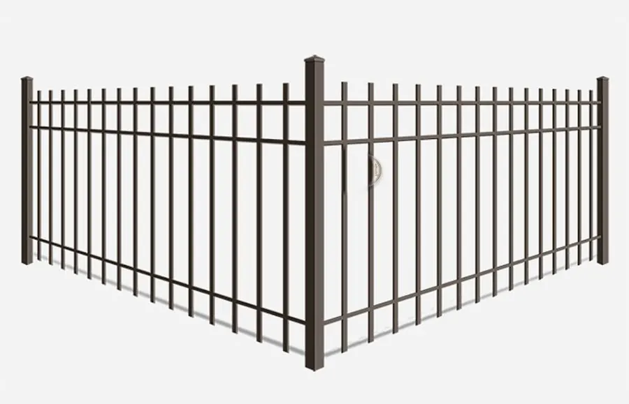 Product render: Iron fence · Extended Pickets