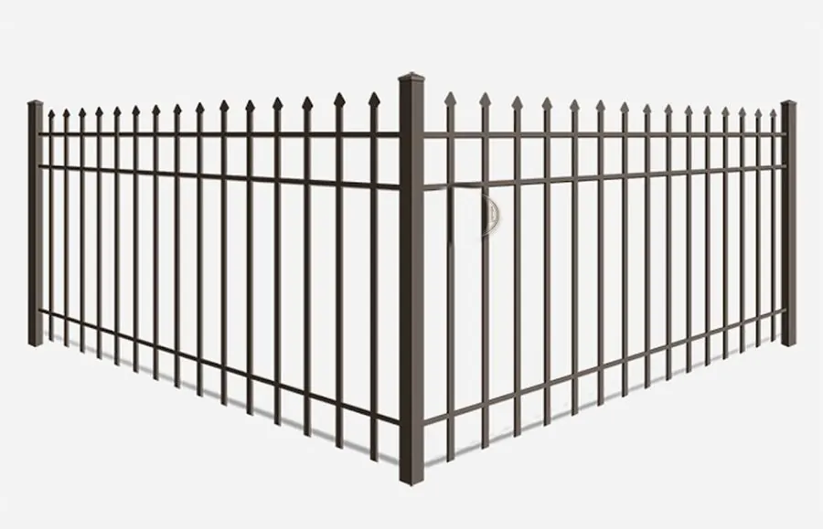 Product render: Iron fence · Spear Top