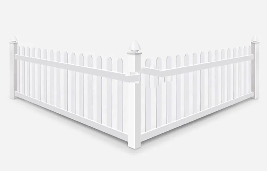 Product render: Vinyl fence · Extended Picket