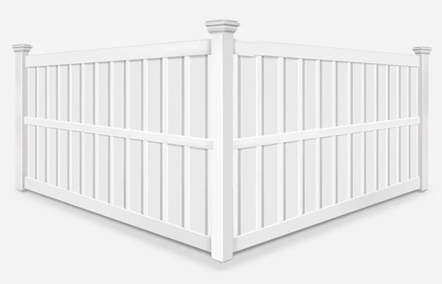 Product render: Vinyl fence · Semi Privacy